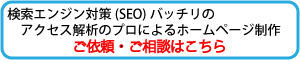 検索エンジン対策(SEO)バッチリのアクセス解析のプロによるホームページ制作